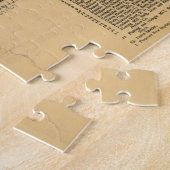 ヴィンテージモンタナの写真地図(1884) ジグソーパズル (側面)