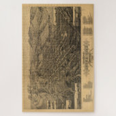 ヴィンテージモンタナの写真地図(1884) ジグソーパズル (縦)