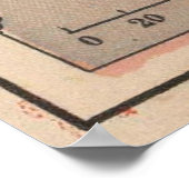 ヴィンテージモンタナの地図（1885年） ポスター (角)