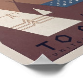 ヴィンテージモンタナアメリカ旅行ポスター ポスター (角)