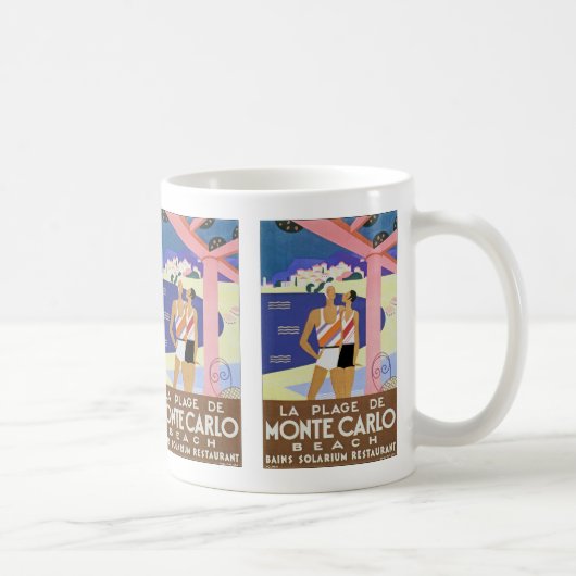 ヴィンテージモンテカルロビーチ コーヒーマグカップ (右)
