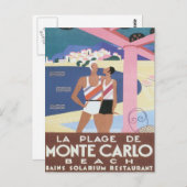 ヴィンテージモンテカルロビーチ ポストカード (正面/裏面)