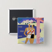 ヴィンテージモンテカルロビーチ 缶バッジ (正面&裏面)