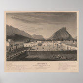 ヴィンテージモンテレーメキシコピクチャイラストレーション ポスター (正面)