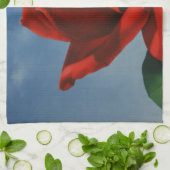 ヴィンテージモントリオックスレッドローズスイスジュネーブレイク キッチンタオル (折り畳み)