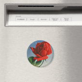 ヴィンテージモントリオックスレッドローズスイスジュネーブレイク マグネット (インサイチュ (食洗機))