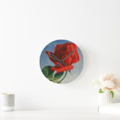 ヴィンテージモントリオックスレッドローズスイスジュネーブレイク ラウンド壁時計 (ホーム)