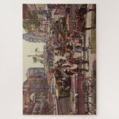 ヴィンテージモントリオールカナダ市場写真 ジグソーパズル (縦)