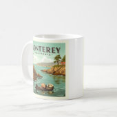 ヴィンテージモントレーカリフォルニア コーヒーマグカップ (正面左)