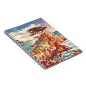 ヴィンテージモントレーコーストラインカリフォルニアツーリズムUSA ノートブック (右側)