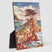 ヴィンテージモントレーコーストラインカリフォルニアツーリズムUSA フォトプラーク (側面)