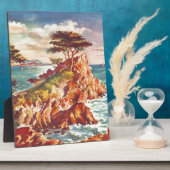 ヴィンテージモントレーコーストラインカリフォルニアツーリズムUSA フォトプラーク (側面)