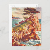 ヴィンテージモントレーコーストラインカリフォルニアツーリズムUSA ポストカード (正面/裏面)