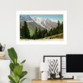 ヴィンテージモンブランビューザフレジェールルート ポスター (ホームオフィス)