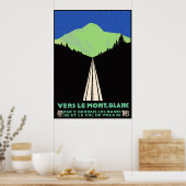 ヴィンテージモンブラン鉄道トラベルアド ポスター (キッチン)