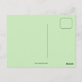 ヴィンテージモンブラン鉄道トラベルアド ポストカード (裏面)