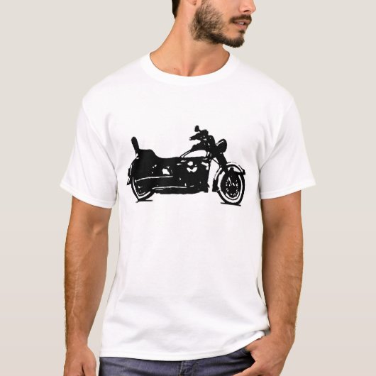 ヴィンテージモーターサイクルシャドウ Tシャツ (正面)