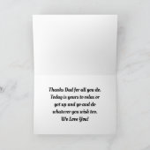 ヴィンテージモーターサイクルファーザーズデイカード カード (内部)