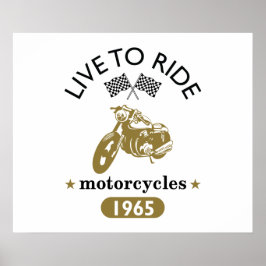 ヴィンテージモーターサイクルモータースポーツ ポスター
