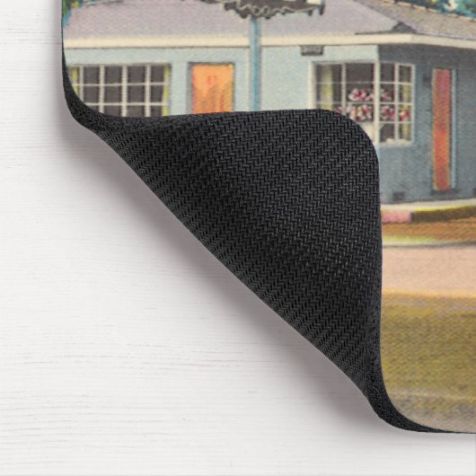 ヴィンテージモーテルゴールデンウエストロッジホテルウィズパームズ マウスパッド (コーナー)