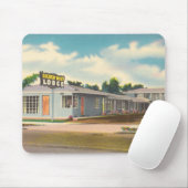 ヴィンテージモーテルゴールデンウエストロッジホテルウィズパームズ マウスパッド (マウス)