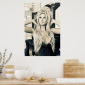 ヴィンテージモーニングビクトリアンスタイル ポスター (キッチン)