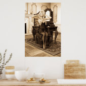 ヴィンテージモーニングビクトリアンスタイル ポスター (キッチン)