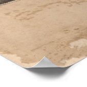 ヴィンテージモーリストウンNJの絵図(1876) ポスター (角)