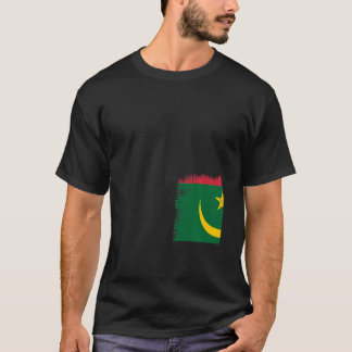 ヴィンテージモーリタニア国旗モーリタニア独立D Tシャツ