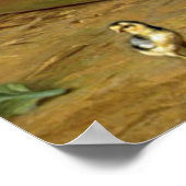 ヴィンテージヤギとニワトリの家畜 ポスター (角)