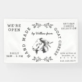 ヴィンテージヤギ乳製品ファーム新鮮なバナー 横断幕 (横)