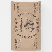 ヴィンテージヤギ乳製品ファーム 横断幕 (縦)