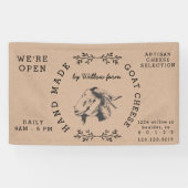 ヴィンテージヤギ乳製品ファーム 横断幕 (横)