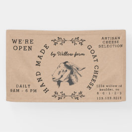 ヴィンテージヤギ乳製品ファーム 横断幕