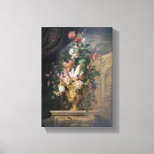 ヴィンテージヤコブボガニーの花を彫った花瓶