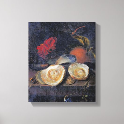 ヴィンテージヤコブボガニースティルライフ キャンバスプリント (正面)
