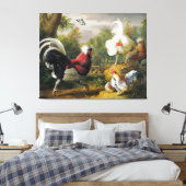 ヴィンテージヤコブボグダニザコックルズファイト キャンバスプリント (インサイチュ (寝室))