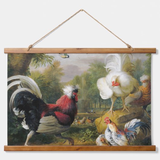 ヴィンテージヤコブボグダニザコックルズファイト 吊り下げ型タペストリー (正面)