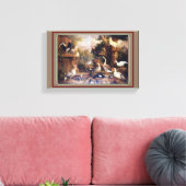 ヴィンテージヤコブ・ボグダニの鳥が咲く風景|過去記事 キャンバスプリント (インサイチュ (リビング))