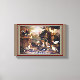 ヴィンテージヤコブ・ボグダニの鳥が咲く風景|過去記事 キャンバスプリント