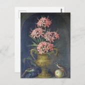 ヴィンテージヤコブ・ボグダニ花の花瓶 ポストカード (正面/裏面)