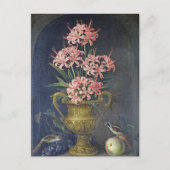 ヴィンテージヤコブ・ボグダニ花の花瓶 ポストカード (正面)