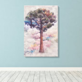 ヴィンテージヤシ キャンバスプリント (インサイチュ (ウッドフロア))