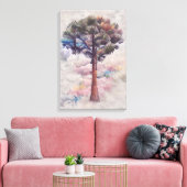 ヴィンテージヤシ キャンバスプリント (インサイチュ (リビング))