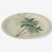 ヴィンテージヤシ ペーパープレート (アングル)