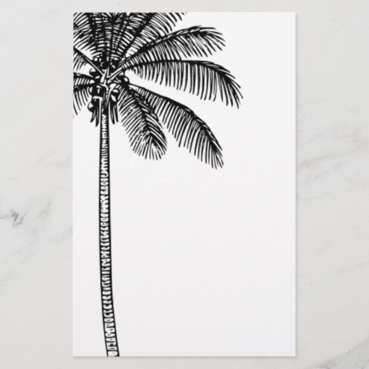 ヴィンテージヤシ 便箋 (正面)