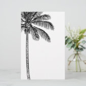 ヴィンテージヤシ 便箋 (スタンド正面)