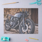 ヴィンテージヤマハオートバイデクページ 薄葉紙 (クラフト)