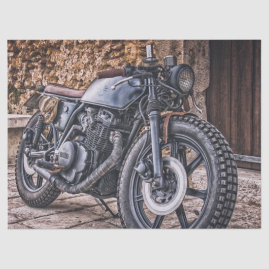 ヴィンテージヤマハオートバイデクページ 薄葉紙 (正面)