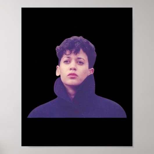 ヴィンテージヤングカマラハリス80sレトロ写真2024 F ポスター (正面)